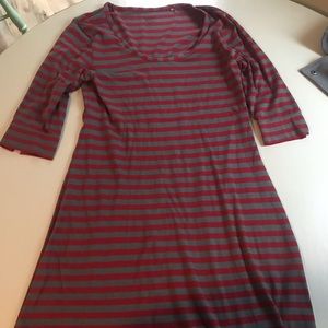 2 for $20 Midi striped dress small by toad and co.